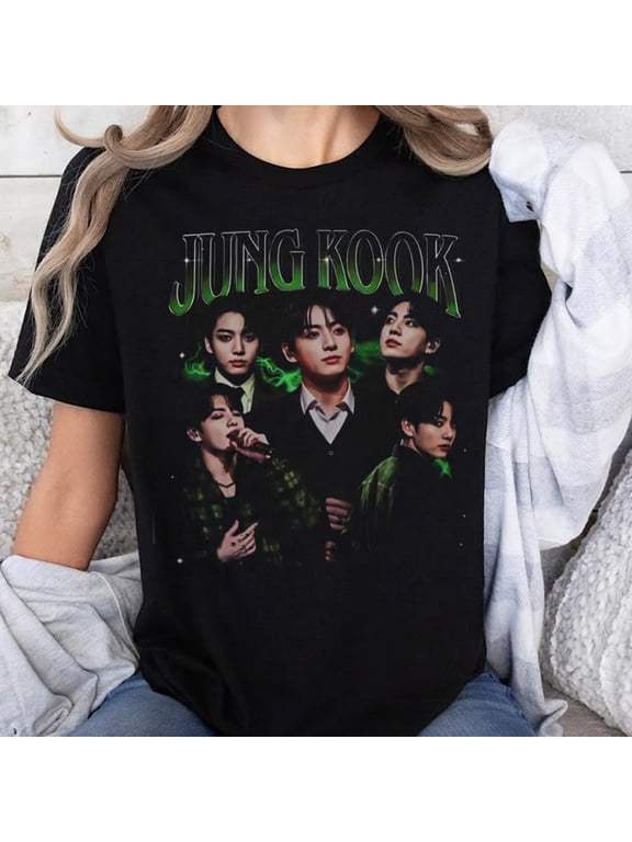 Retro Jung Kook 90s Bootleg Graphic T-Shirt, Jung Kook Tee, Concert Hoodie, Kpop Sweatshirt, World Tour Merch, Kpop Gift, Fandom Gift Idea