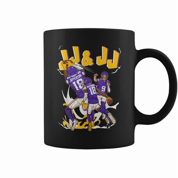 Retro Justin Jefferson 90S Graphic Coffee Mugs