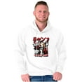 thumbnail image 1 of Retro Kanji Street Fighter Ryu Hoodie Hooded Sweatshirt Men Brisco Brands L, 1 of 6