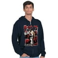 thumbnail image 1 of Retro Kanji Street Fighter Ryu Zip Hoodie Sweatshirt Men Brisco Brands S, 1 of 6