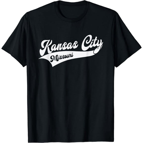 Retro Kansas City Missouri Throwback Script Unisex Short Sleeve Graphic Tee