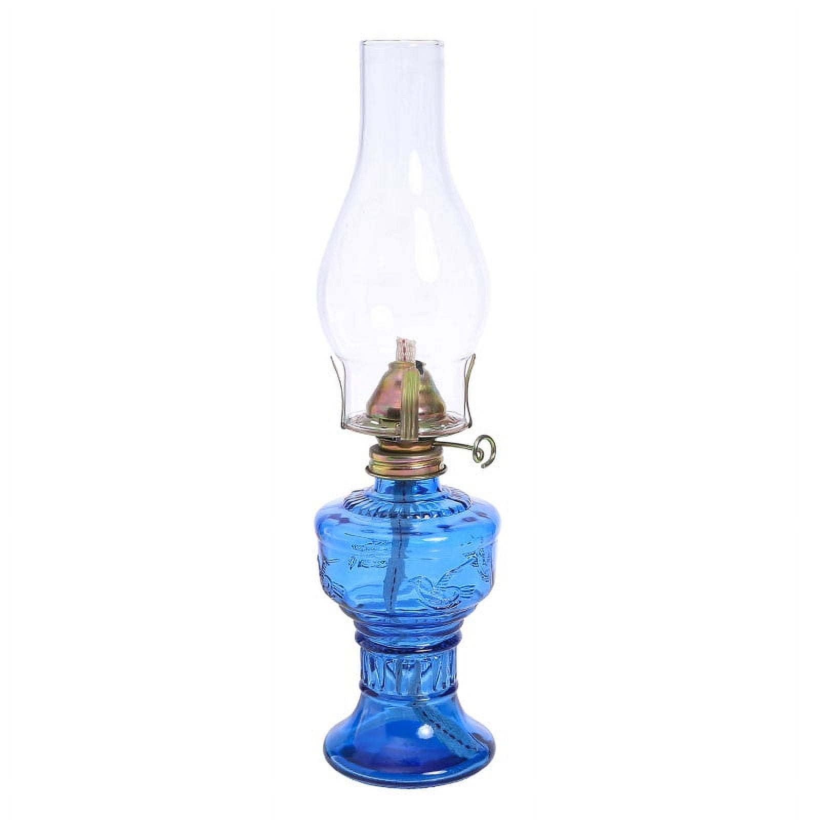 Retro Kerosene Glass Kerosene Lamp Vintage Oil Lantern Desktop Lighting