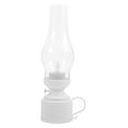 thumbnail image 1 of STRANDCHIC Classic White LED Kerosene Lamp Table Decoration with Antique Electronic Design, 1 of 6