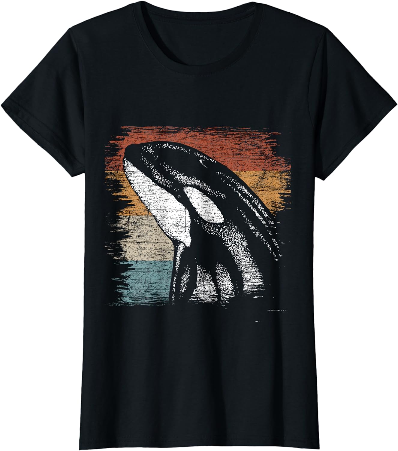 Retro Killer Whale TShirt