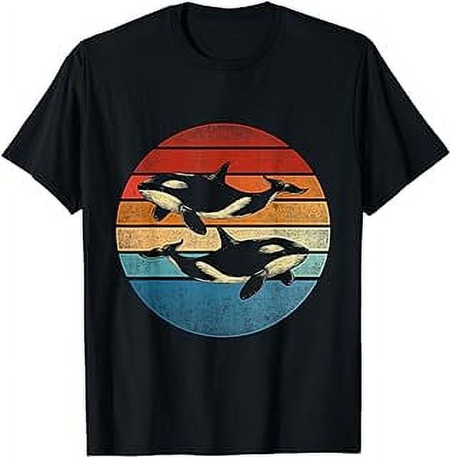 Retro Killer Whale TShirt