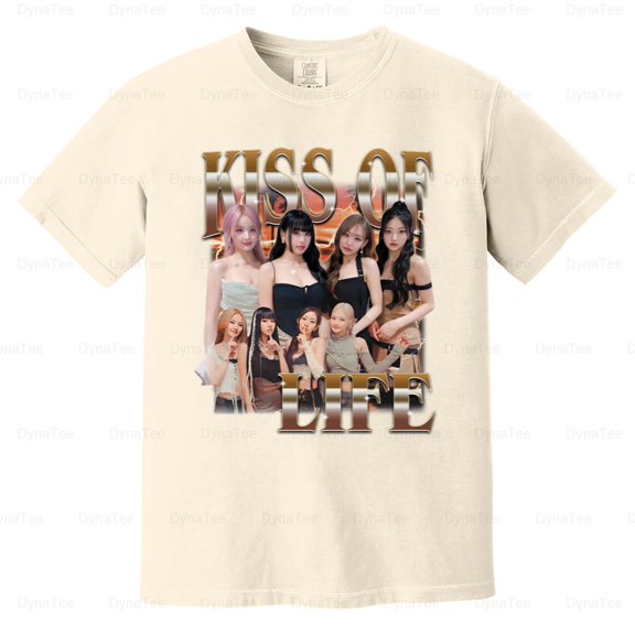 Retro Kiss Life Shirt KIOF Fan Shirt Sweater Fan Merch Kpop Comfort Color T-Shirt Unisex, up to 4XL