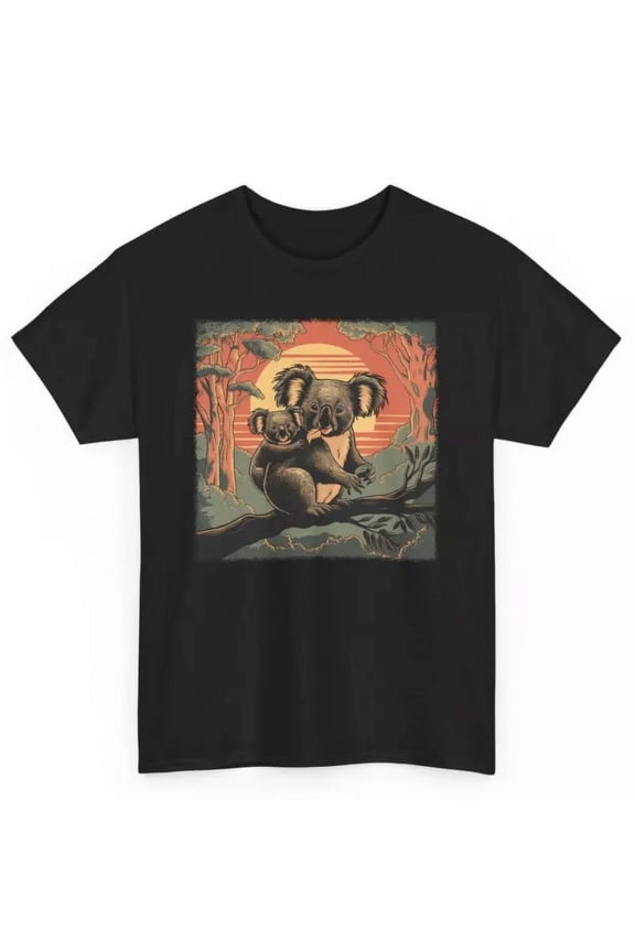 Retro Koala Funny T-Shirt - Wildlife Animals Lovers Men Women Tee Unisex S-5XL Hot Trending Shirt, Vintage Birthday Gift