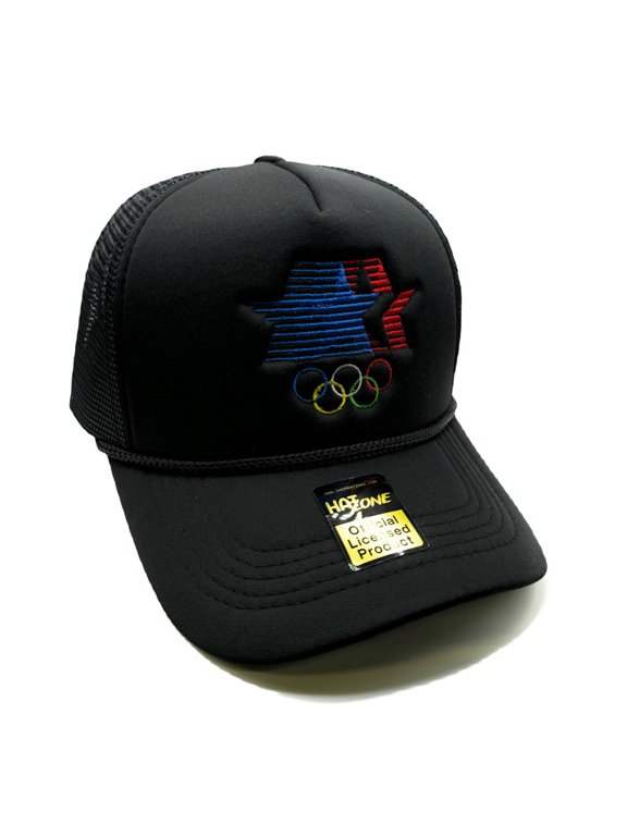 Retro LA Games Mesh Trucker Snapback (Black)