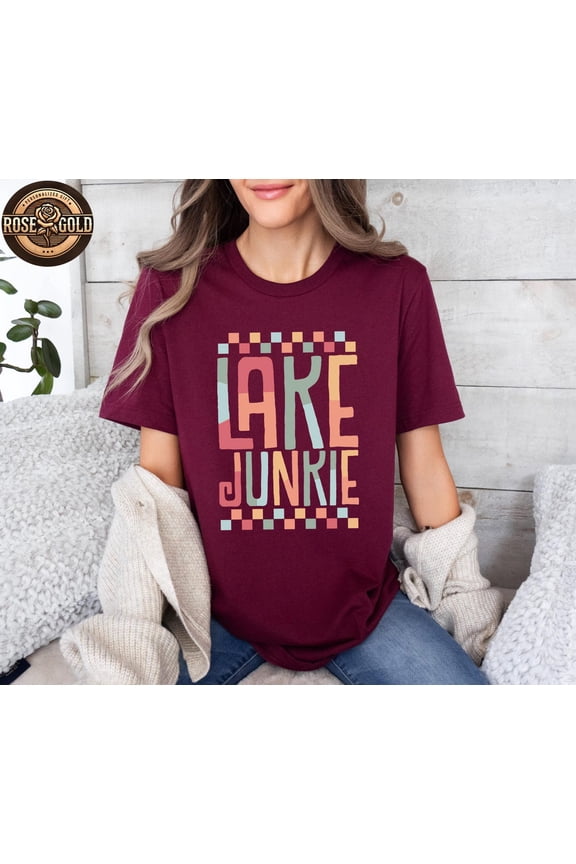 Retro Lake Life Shirt, Lake Junkie Shirt, Adventure Shirt For Women, Hello Summer, Nature Lover Gift, Girls Weekend Shirt, Gift For Her