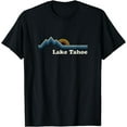 thumbnail image 1 of Retro Lake Tahoe California T Shirt Vintage Sunrise Mountain, 1 of 3