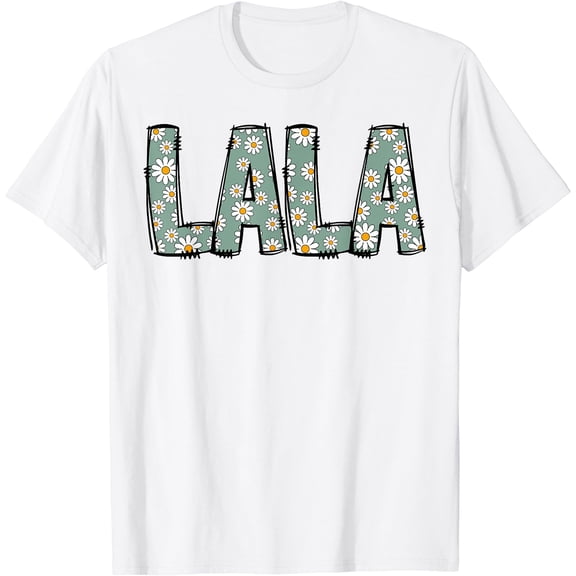 Retro Lala Colorful Flowers Groovy Daisy Flower T-Shirt, Unisex T-Shirt
