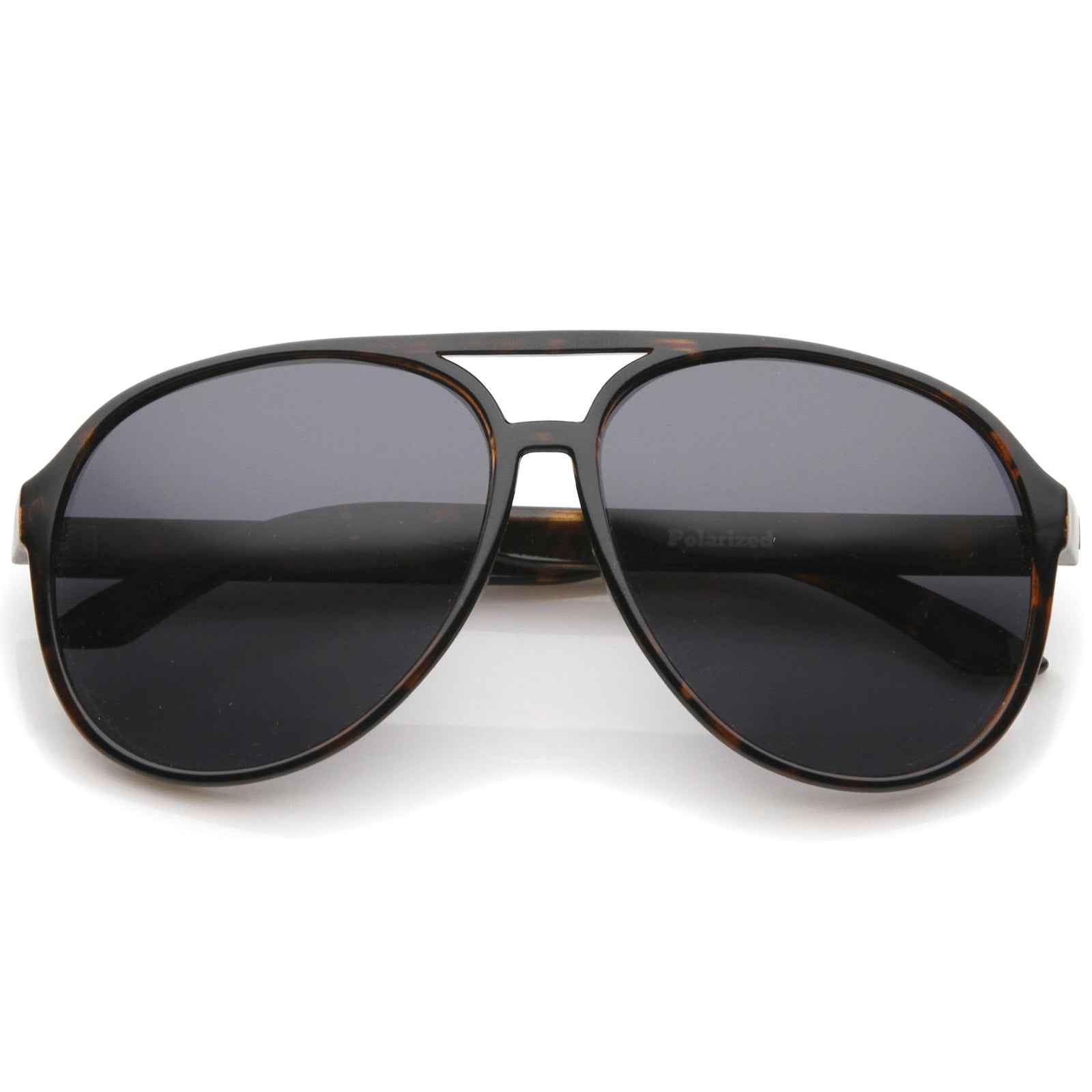 Retro Large Protective Polarized Lens Aviator Sunglasses  display picture 1