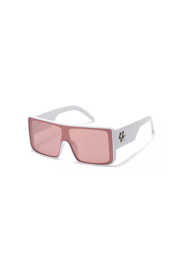 Retro Large Square Pilot Flat Top Sunglasses Mens Womens Mirror Lens