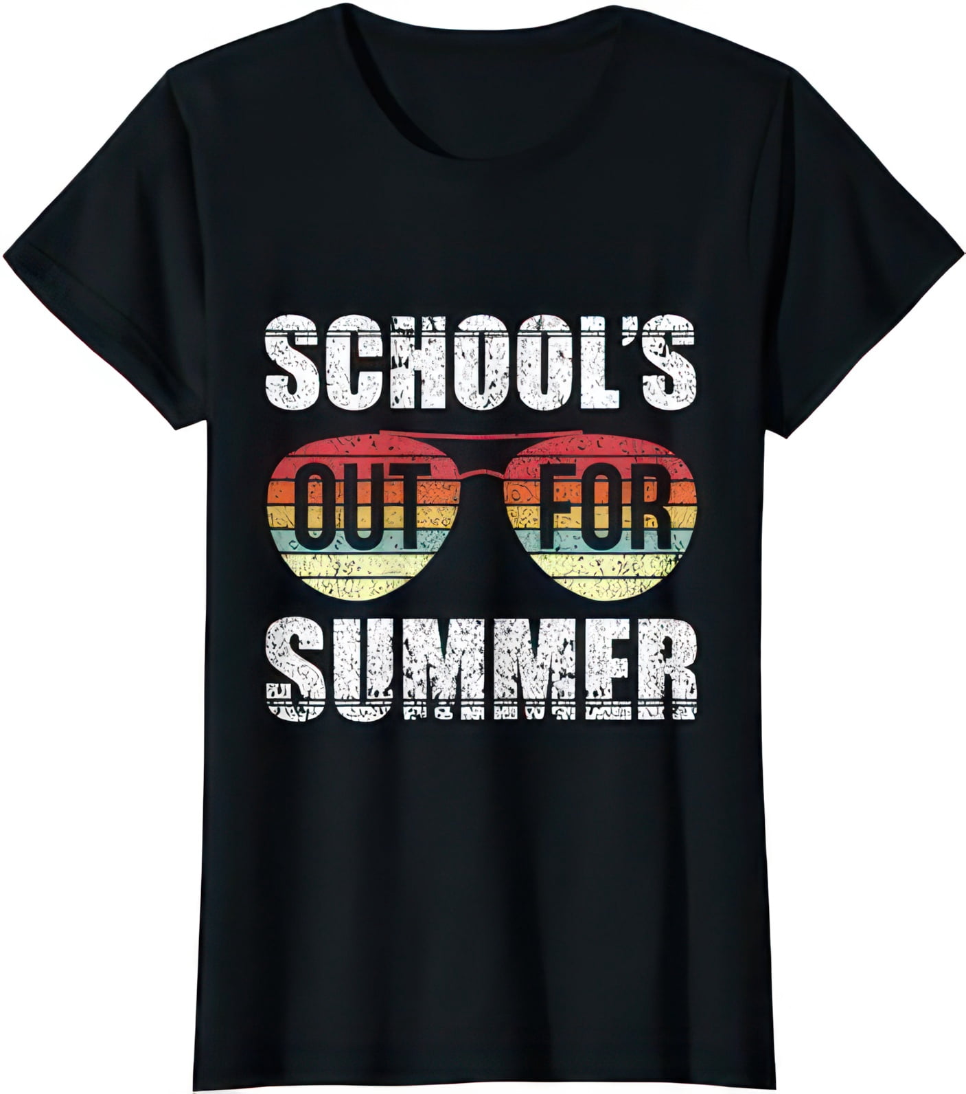 Retro Last Day Of School Schools Out For Summer Teacher Gift TShirt T
