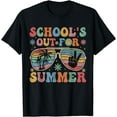 thumbnail image 1 of Retro Last Day of School's Out For Summer Teacher Boys Girls T-Shirt, 1 of 4