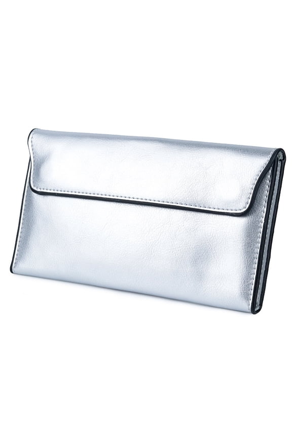 Retro Leather Envelope Women's Phone Card Holder Wallet, Thin Large Capacity Multifunctiona Leather Wallet, Clutch Wallet for Mother's Day Thanksgiving Fashion Gift