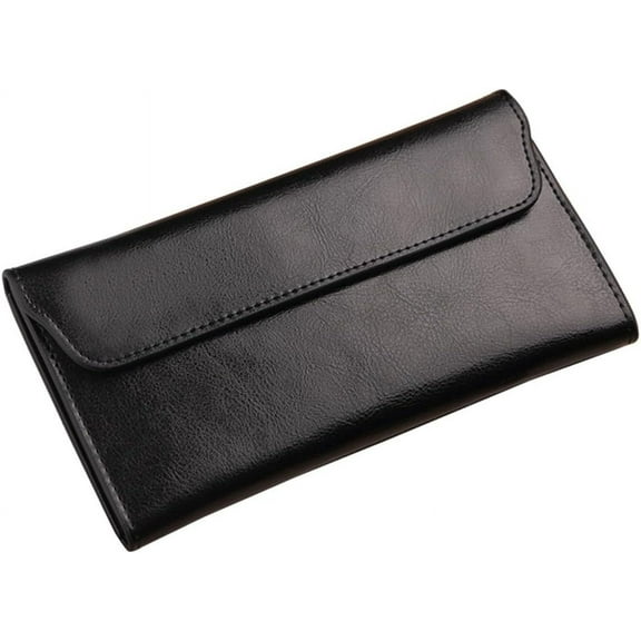 Retro Leather Envelope Women's Phone Card Holder Wallet, Thin Large Capacity Multifunctiona Leather Wallet, Clutch Wallet for Mother's Day Thanksgiving Fashion Gift