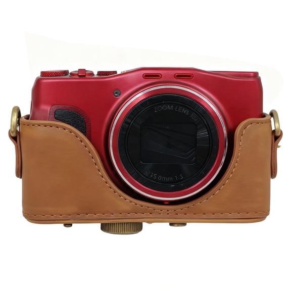 Retro Leather Full Body Camera Cover Bag with Strap For Canon PowerShot SX710 HS / SX700 HS