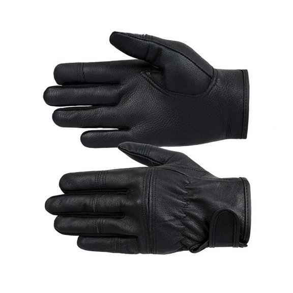 Retro Leather Safety Gloves Touch Thermal Insulated with Quick Release Strap for Outdoor Work and Riding