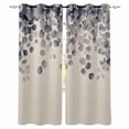 thumbnail image 1 of Retro Leaves Blackout Curtains for Bedroom Living Room Darkening Curtains 63 Inches Long Farmhouse Spring Botanical Eucalyptus&nbsp;Sprigs Window Curtain 2 Panels Set Window Treatment Drapes 42"x63", 1 of 9