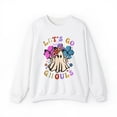 thumbnail image 1 of Retro Let's Go Ghouls Women's Crewneck Sweatshirt, 1 of 4