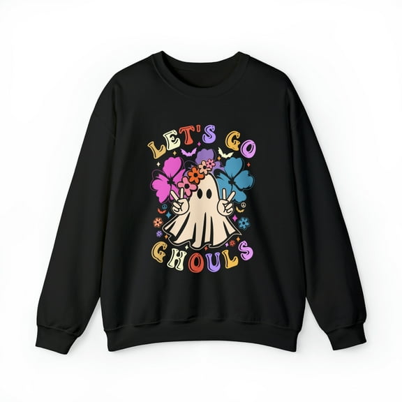 Retro Let's Go Ghouls Women's Crewneck Sweatshirt