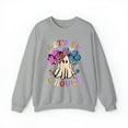 thumbnail image 1 of Retro Let's Go Ghouls Women's Crewneck Sweatshirt, 1 of 4