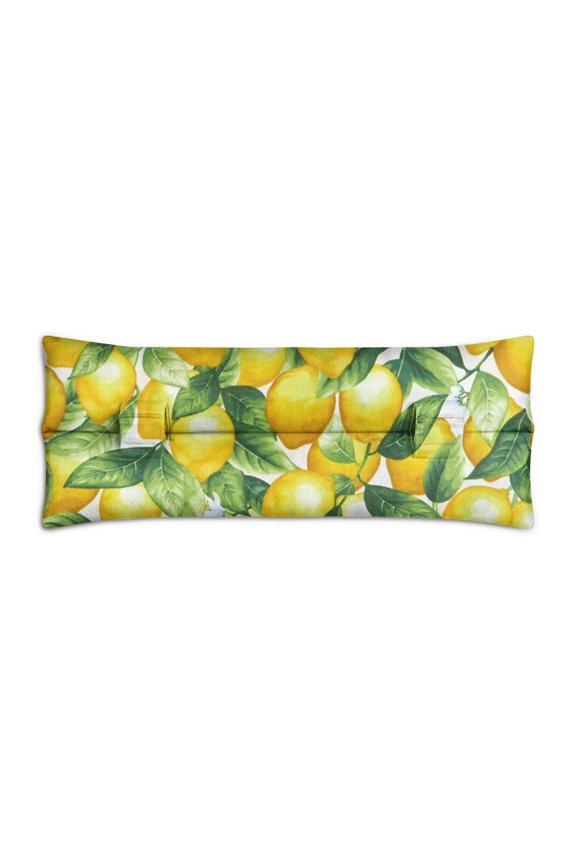 Retro Life is Better with Lemons Seatbelt Pillow - Post-Surgery Mastectomy & Chest Surgery Recovery Cushion - Soft Vintage Car Travel Pillow