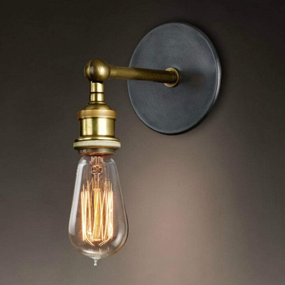 Retro Light Fixture Wall Sconce Industrial Style Adjustable Brass Finish Lighting Vintage Edison Lamp E27 Socket For For Home Decor, Bar, Restaurants, Cafe