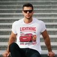 thumbnail image 1 of Retro Lightning McQueen Cars Movie Piston Cup Champion Family T-shirt, 1 of 4