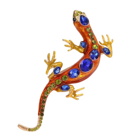 Retro Lizard Brooch Unique Alloy Accessory Creative Gift For Fashion Enthusiasts