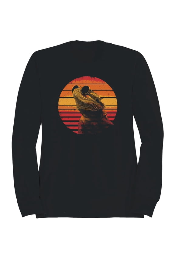 Retro Lizard Sunglasses Men's Sweatshirt