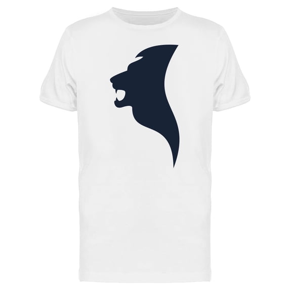 Retro Logo Lion Silhouette Side T-Shirt Men -Image by Shutterstock, Male Large