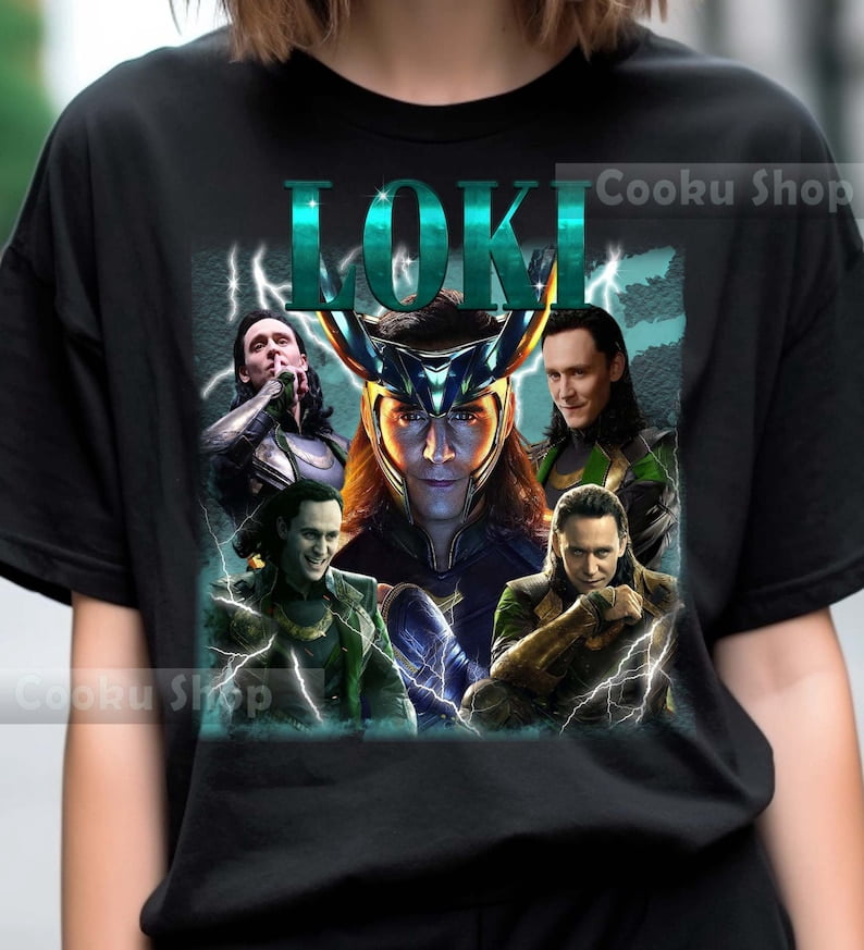 Marvel Nero Loki T-shirt a maniche corte Uomini