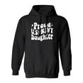 thumbnail image 1 of Retro Look "Proud Navy Daughter" Adult Hooded Sweatshirt, 1 of 3
