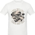 thumbnail image 1 of Retro Lord Willing And The Creek Don't Rise Men's Women's Graphic T-Shirt Southern Sayings Country Life Vintage Style White Short Sleeve Tee, 1 of 3