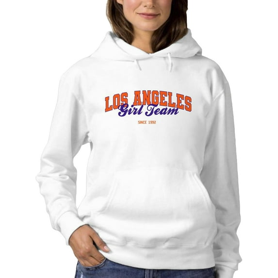Retro Los Angeles Girl Team Hoodie Women -Image by Shutterstock, Female 4X-Large
