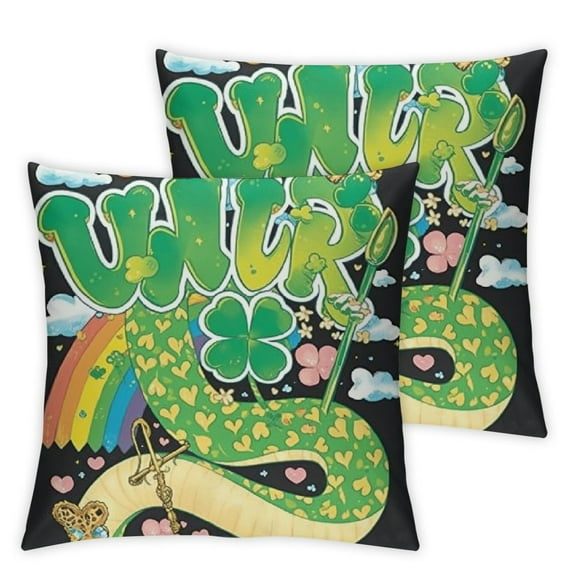 Retro Love Bus Driver Crew St Patrick's Day Lucky Throw Pillow, Multicolor