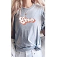 thumbnail image 1 of Retro Love Valentines Day PLUS SIZE Graphic Tee T-Shirt, 1 of 10