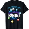 thumbnail image 1 of Retro Lucky Bingo Shirt Funny Game Night Graphic Tee for Men and Women What Happens at Bingo Stays at Bingo Cute Gambling Hobby Apparel, 1 of 6