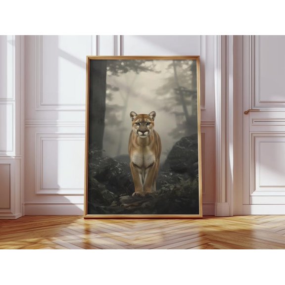 Retro Lucky Quote Wall Art Vintage Clover Character Positive Message Poster 8x12 UNFRAMED