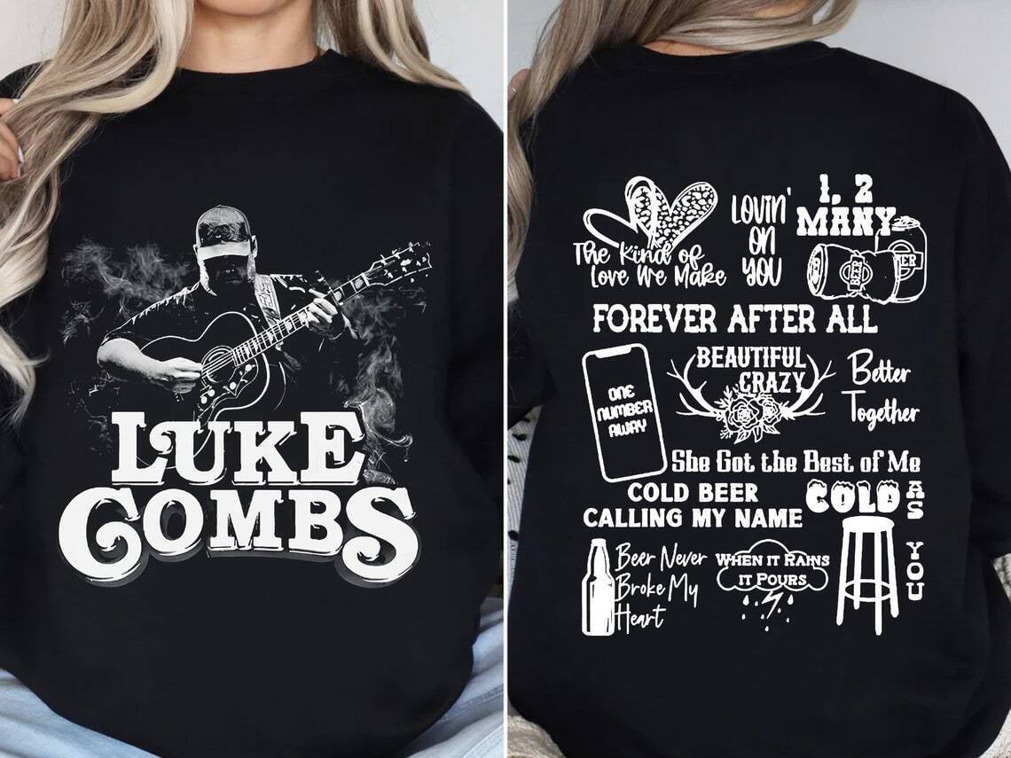 Retro Luke Combs 2024 Tour Shirt, Luke Combs Shirt, Country Music Shirt