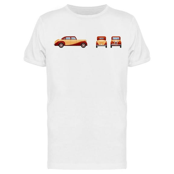 Retro Luxury Car T-Shirt Men -Image by Shutterstock, Male Small