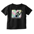 thumbnail image 1 of Retro MTV Colorful Blocks Logo Toddler Boy Girl T Shirt Infant Toddler Brisco Brands 6M, 1 of 6
