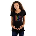 thumbnail image 1 of Retro MTV Colorful Pixel Art Logo Women's Maternity T Shirt Tee Brisco Brands S, 1 of 3