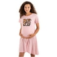 thumbnail image 1 of Retro MTV Electric Stripes Logo Women's Maternity Dress Brisco Brands M, 1 of 3