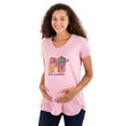 thumbnail image 1 of Retro MTV Ice Cream Sundae Logo Women's Maternity T Shirt Tee Brisco Brands S, 1 of 3