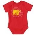 thumbnail image 1 of Retro MTV Logo Moon Man Graffiti Romper Boys or Girls Infant Baby Brisco Brands NB, 1 of 6