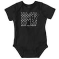 thumbnail image 1 of Retro MTV Music Television Logo Romper Boys or Girls Infant Baby Brisco Brands NB, 1 of 6