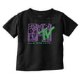 thumbnail image 1 of Retro MTV Peace Zen Hippie Logo Toddler Boy Girl T Shirt Infant Toddler Brisco Brands 6M, 1 of 6